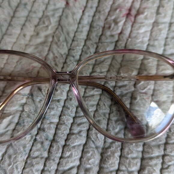 Silhouette Eyeglasses Oversize Clear Purple PinkGold Austria SPX M1756 56 12 130 - Picture 12 of 12